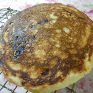 もっちりふわふわ♡ココナッツとチョコのホットケーキ